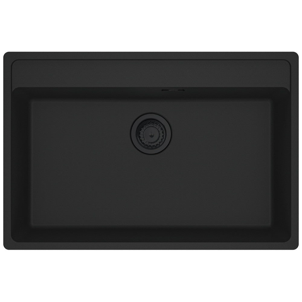 Franke Maris MRG 610-72 TL Chiuveta bucatarie granit 76x51 cm, negru mat