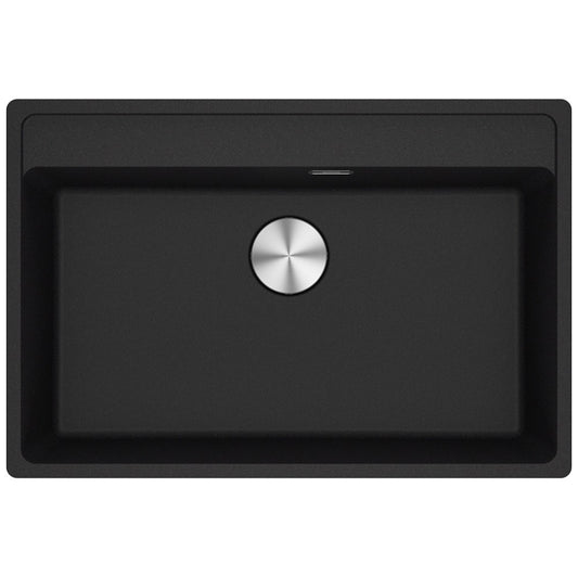 Franke Maris MRG 610-72 TL Chiuveta bucatarie granit 76x51 cm, negru lucios