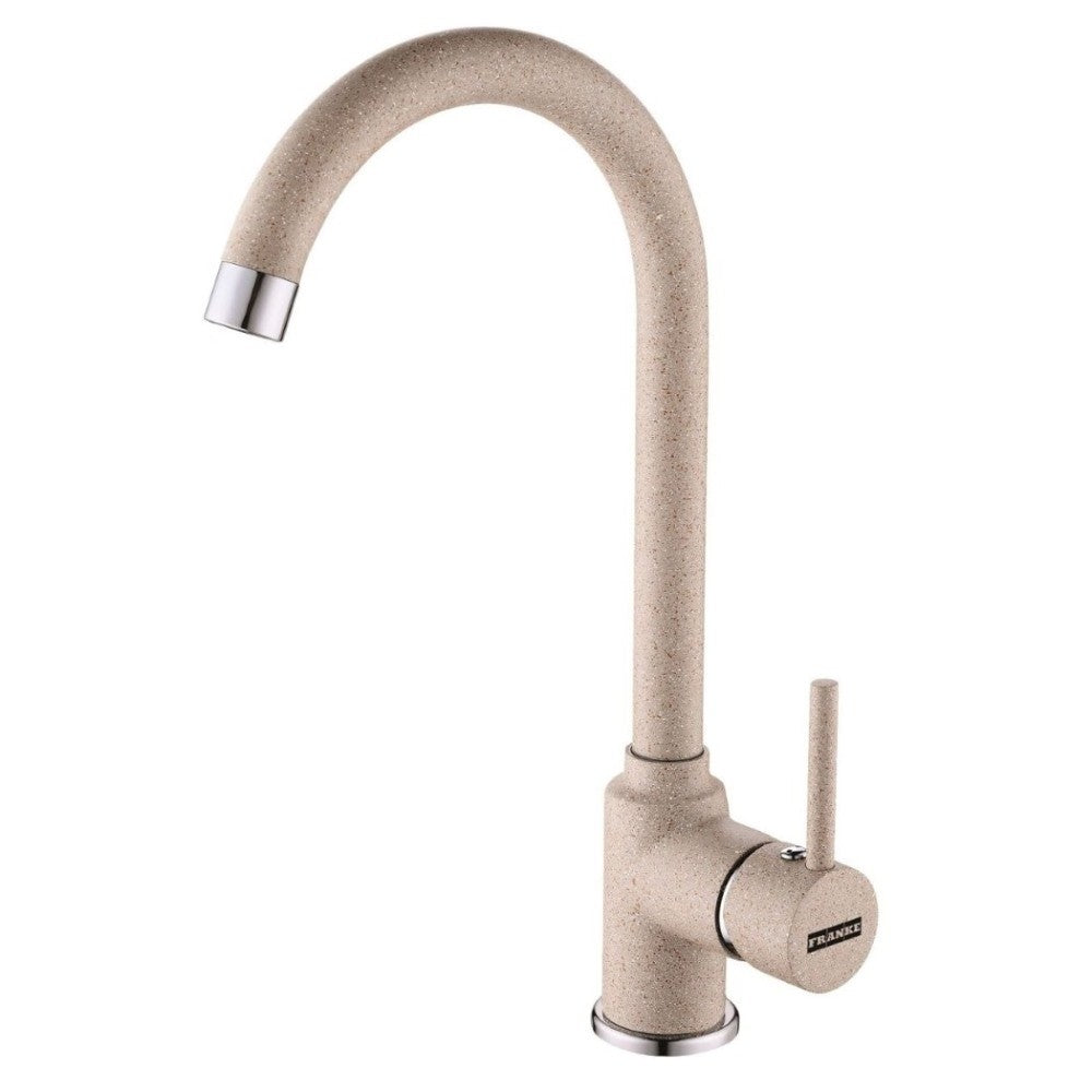 Franke BSG 651-97 Set chiuveta bucatarie granit 97x50 cm si baterie monocomanda, bej deschis (avena)