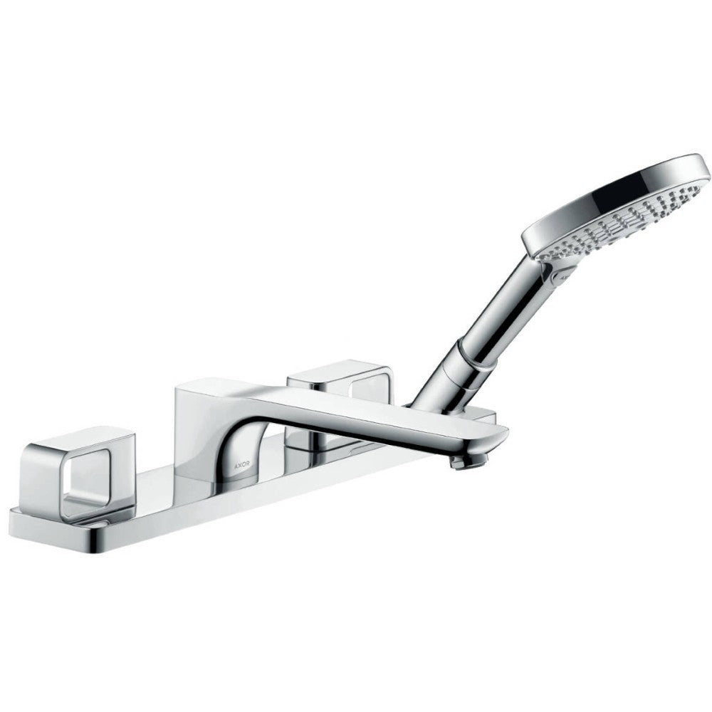Hansgrohe Axor Urquiola Baterie cada dus dubla comanda cu set dus, montaj pe placa de faianta