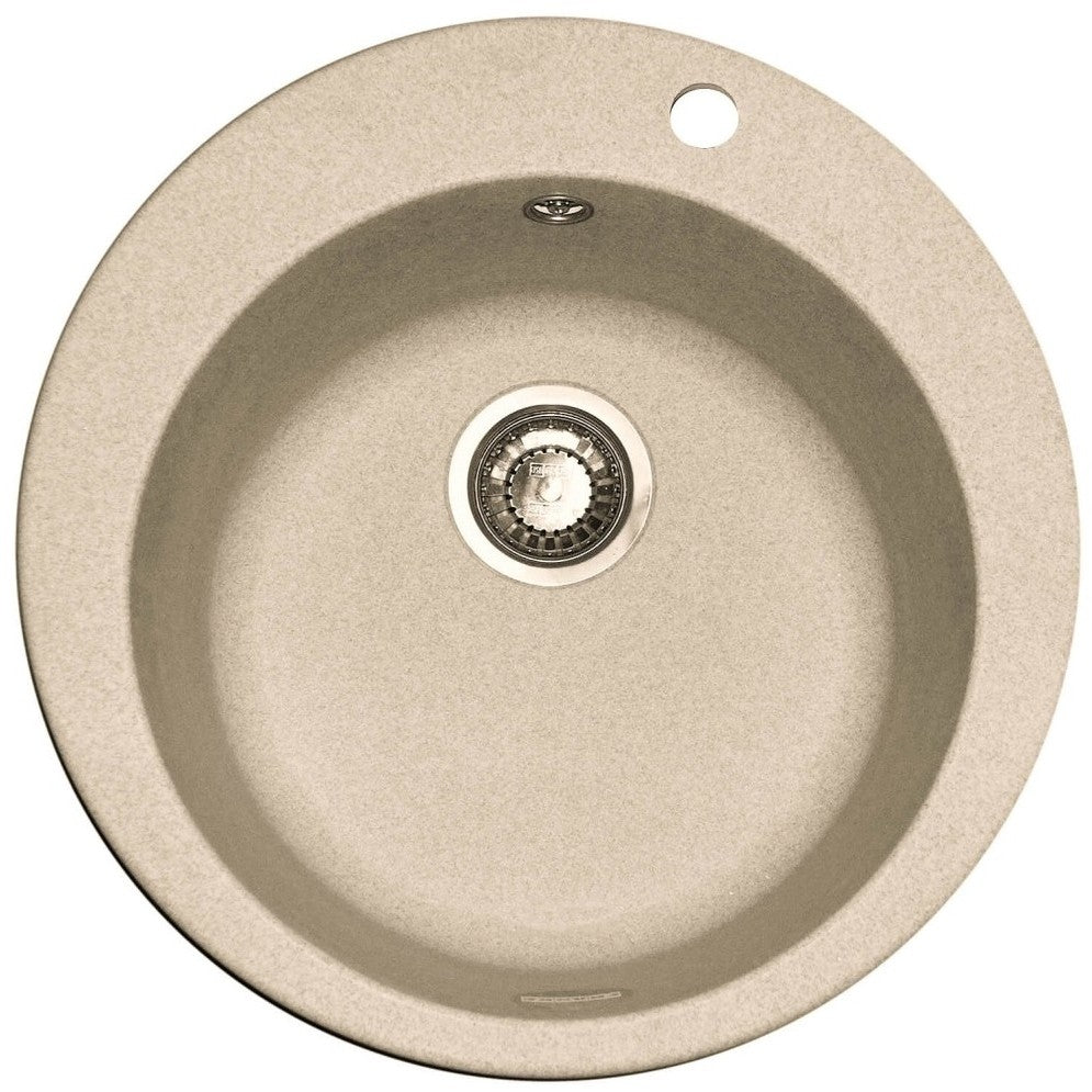 Franke Rotondo ROG 610 Chiuveta bucatarie granit Ø51 cm, bej deschis (avena)