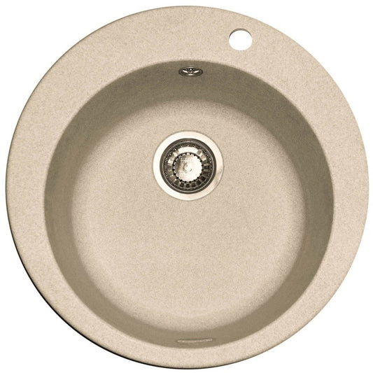 Franke Rotondo ROG 610 Chiuveta bucatarie granit Ø51 cm, bej deschis (avena)