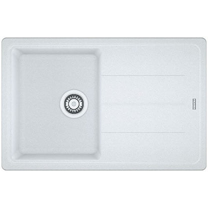 Franke Basis BFG 611-78 Chiuveta bucatarie granit fragranite 78x50 cm, alb