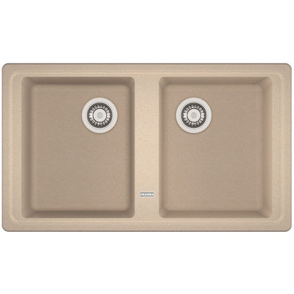Franke Basis BFG 620-86 Set chiuveta bucatarie granit 86x50 cm si baterie bucatarie monocomanda, Avena