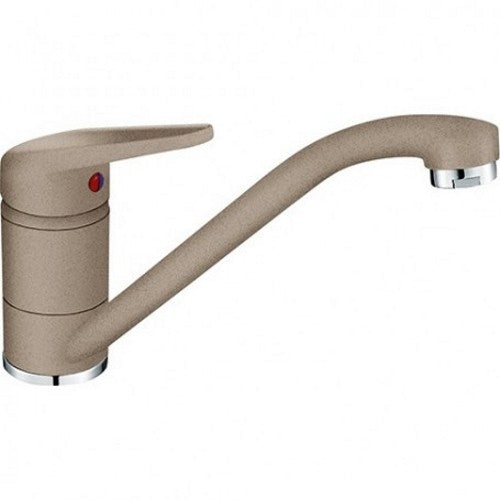 Franke Malta BSG 611-78 Set chiuveta bucatarie granit 78x50 cm si baterie monocomanda, bej inchis (oyster)