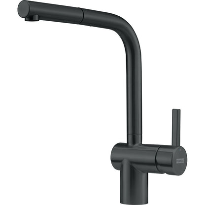 Franke Atlas Neo Baterie chiuveta bucatarie monocomanda cu dus extractibil, monojet, negru