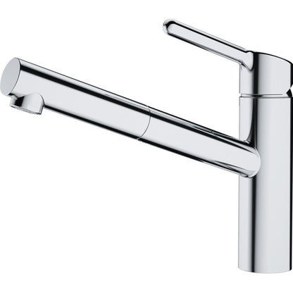 Franke Orbit Baterie chiuveta bucatarie monocomanda cu dus extractibil, monojet, crom