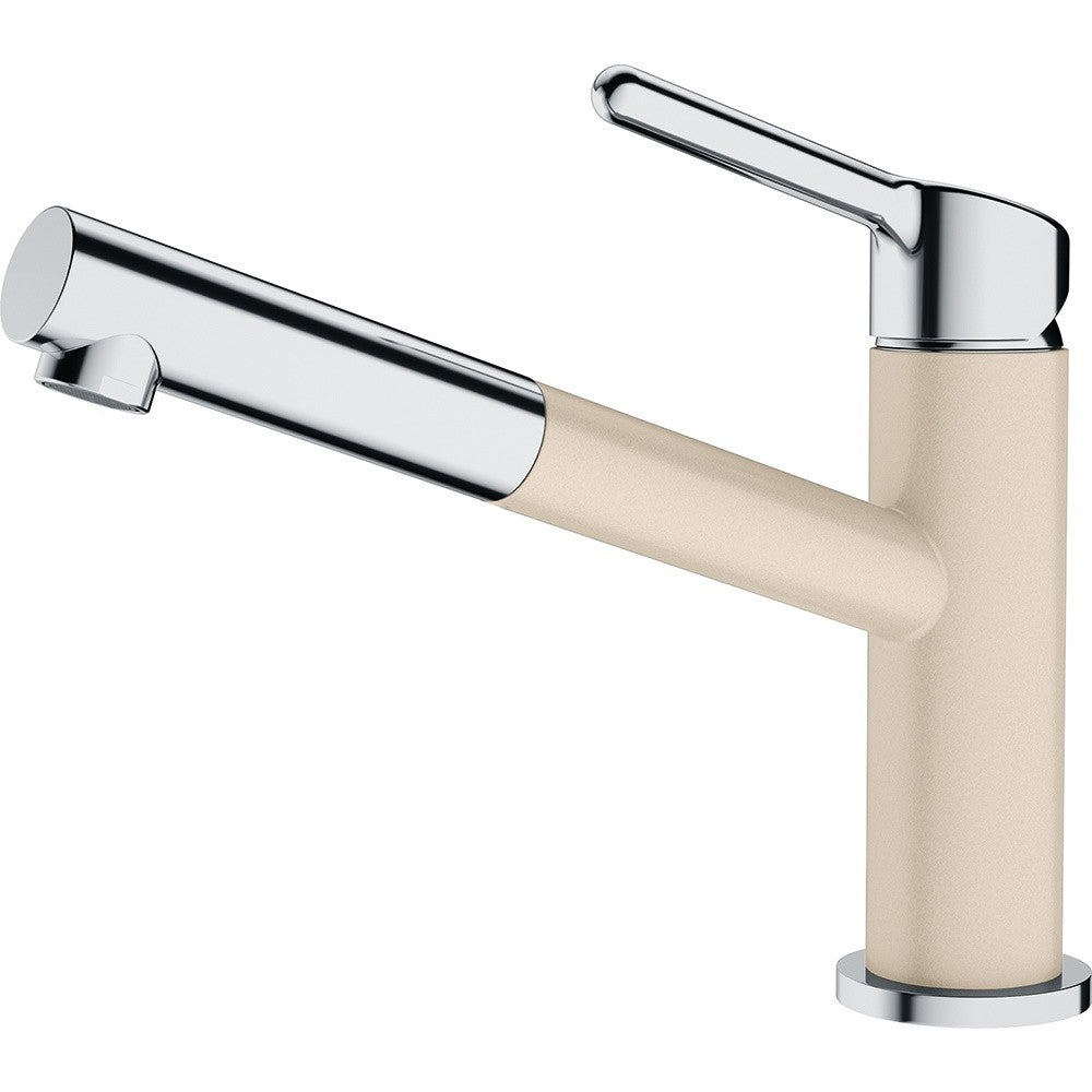 Franke Orbit Baterie chiuveta bucatarie monocomanda cu dus extractibil, monojet, bej (avena)