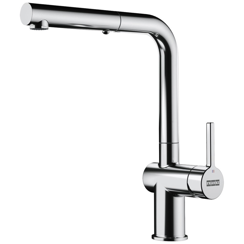 Franke Active Plus Baterie chiuveta bucatarie monocomanda cu dus extractibil, crom