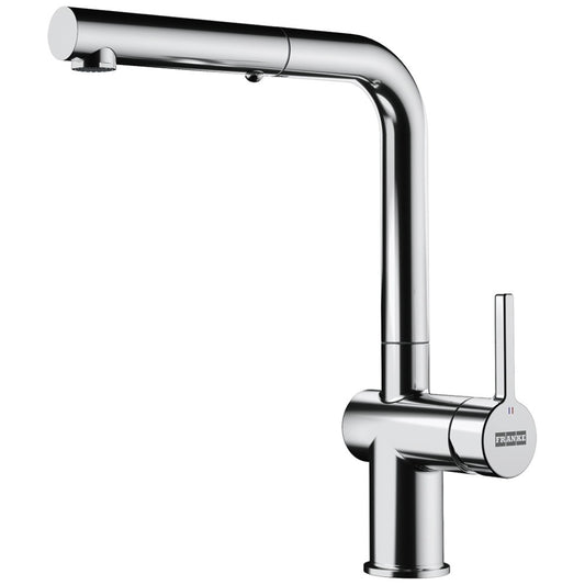 Franke Active Plus Baterie chiuveta bucatarie monocomanda cu dus extractibil, crom