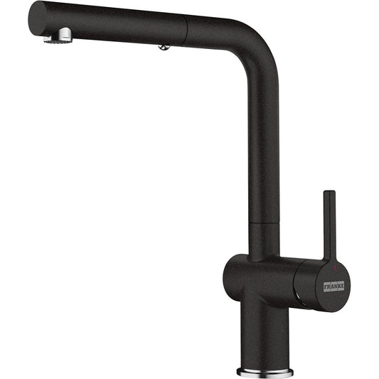 Franke Active Plus Baterie chiuveta bucatarie monocomanda cu dus extractibil, negru