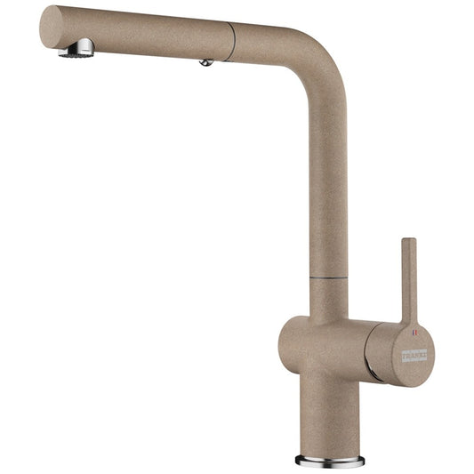 Franke Active Plus Baterie chiuveta bucatarie monocomanda cu dus extractibil, bej (oyster)