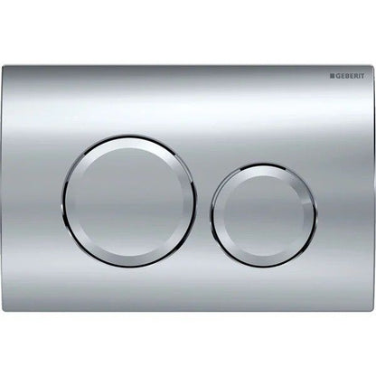 Set Promo Vas WC suspendat cu rezervor incastrat, clapeta de actionare alba, capac soft close, Geberit Delta si Selnova Round Rimfree 36x53 cm