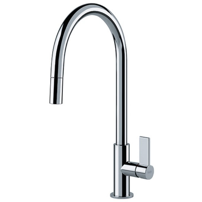 Franke Ambient Baterie chiuveta bucatarie monocomanda cu dus extractibil, crom