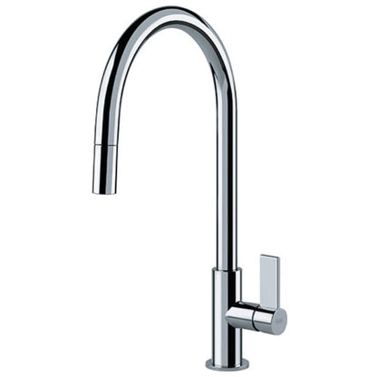 Franke Ambient Baterie chiuveta bucatarie monocomanda cu dus extractibil, crom