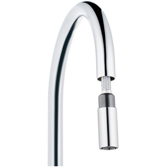Franke Ambient Baterie chiuveta bucatarie monocomanda cu dus extractibil, crom