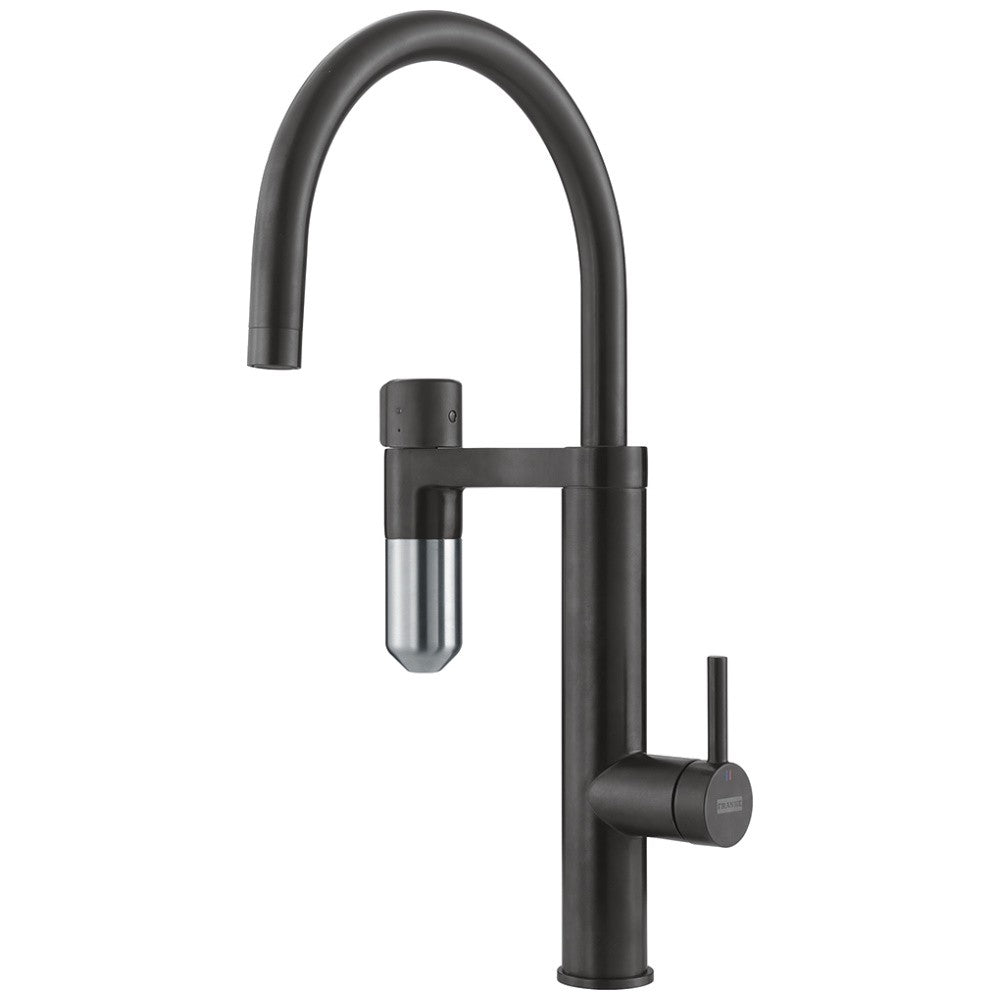 Franke Vital Baterie bucatarie cu sistem de filtrare apa, negru mat