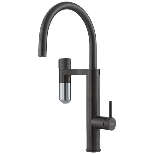 Franke Vital Baterie bucatarie cu sistem de filtrare apa, negru mat