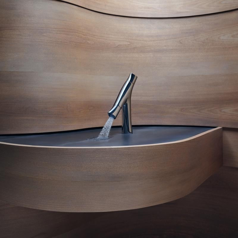 Baterie lavoar Hansgrohe Axor Starck Organic 80, dubla comanda, cu ventil pop-up