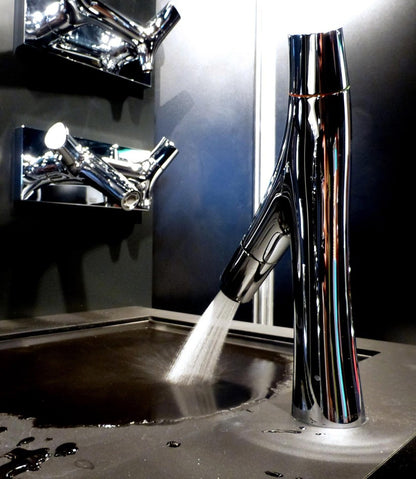 Baterie lavoar Hansgrohe Axor Starck Organic 80, dubla comanda