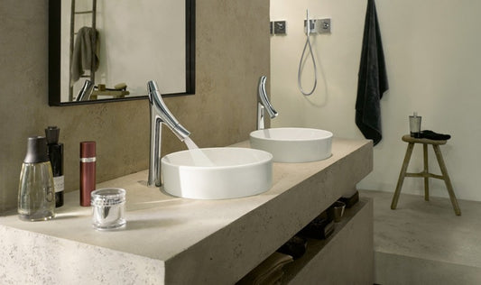 Baterie chiuveta baie inalta Hansgrohe Axor Starck Organic, fara ventil H43 cm