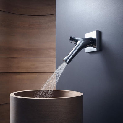 Baterie lavoar incastrata Hansgrohe Axor Starck Organic, dubla comanda