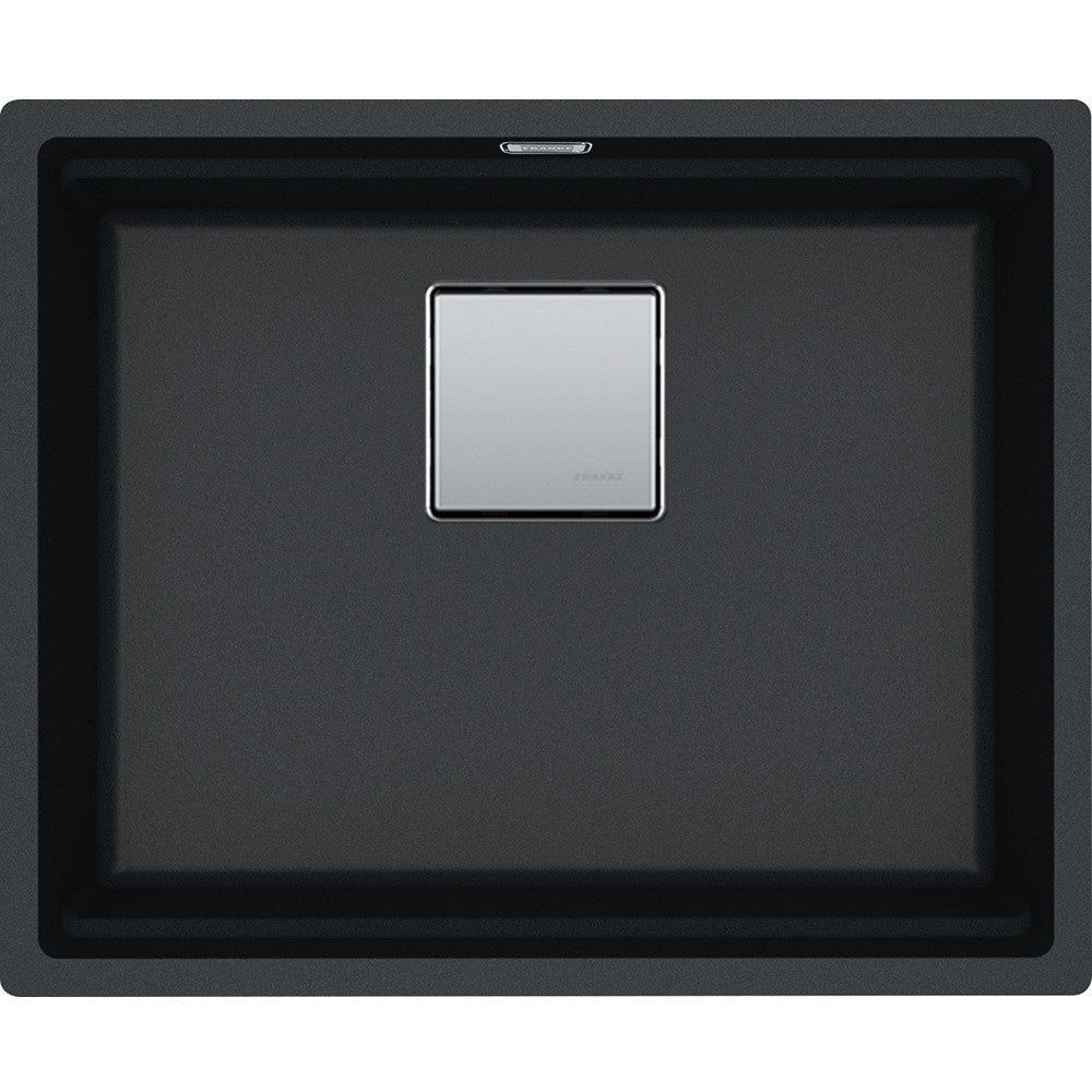 Franke Kubus 2 Sottotop KNG 110-52 Chiuveta bucatarie granit 56x46 cm, negru (nero)