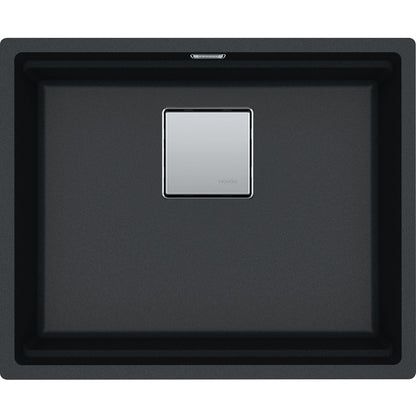 Franke Kubus 2 Sottotop KNG 110-52 Chiuveta bucatarie granit 56x46 cm, negru (nero)