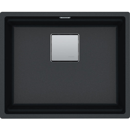 Franke Kubus 2 Sottotop KNG 110-52 Chiuveta bucatarie granit 56x46 cm, negru (nero)