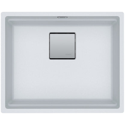 Franke Kubus 2 Sottotop KNG 110-52 Chiuveta bucatarie granit 56x46 cm, alb (bianco)