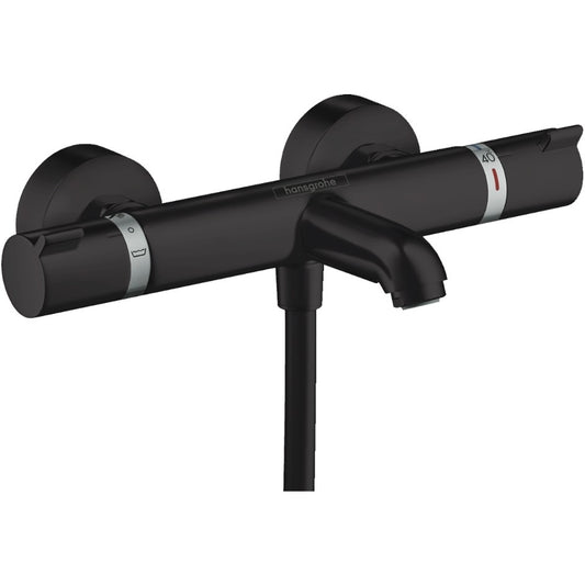 Hansgrohe Ecostat Comfort Baterie cada dus cu termostat, negru mat