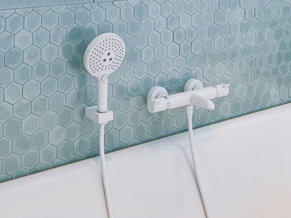 Hansgrohe Ecostat Comfort Baterie cada dus cu termostat, alb mat