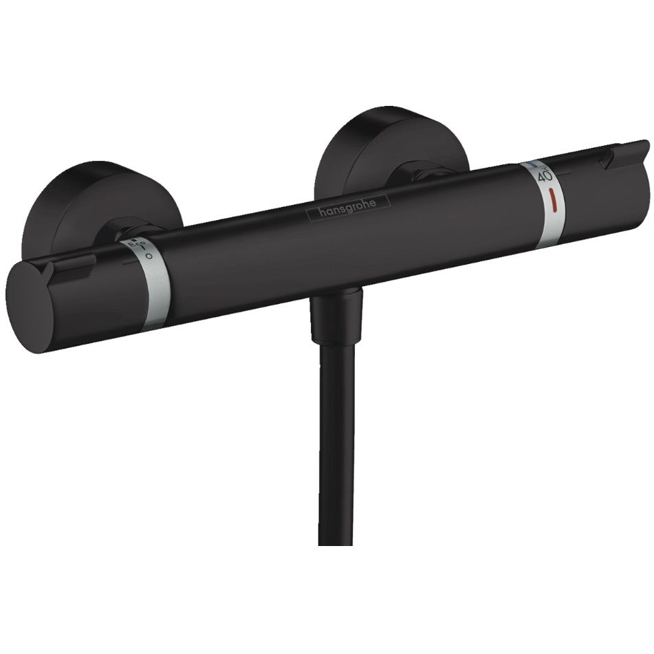 Hansgrohe Ecostat Comfort Baterie dus cu termostat, negru mat