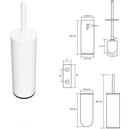 Bemeta White Perie WC cu suport, alb
