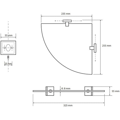 Bemeta Beta Polita de colt din sticla