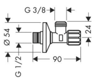 Hansgrohe Robinet coltar cu microfiltru