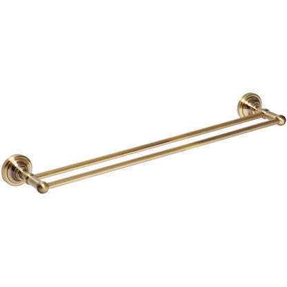 Bemeta Retro Suport prosop baie tip bara dubla 67 cm, bronz