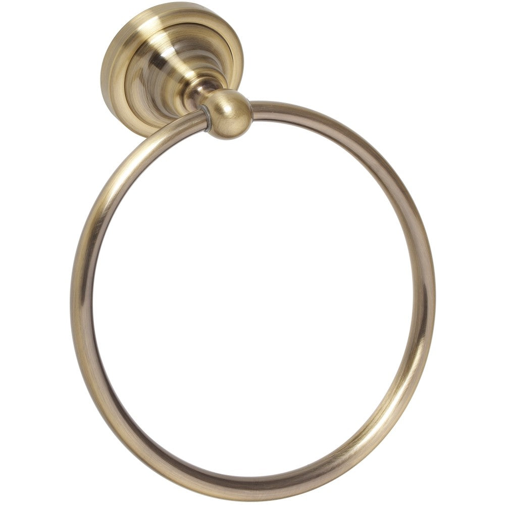 Bemeta Retro Suport prosop baie inel, bronz