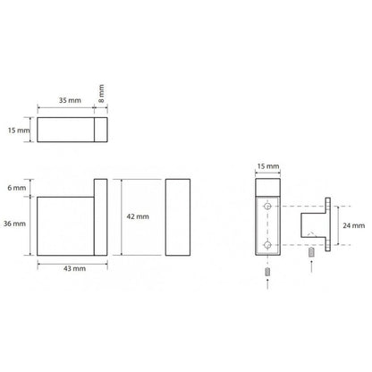 Bemeta Gamma Cuier baie, inox