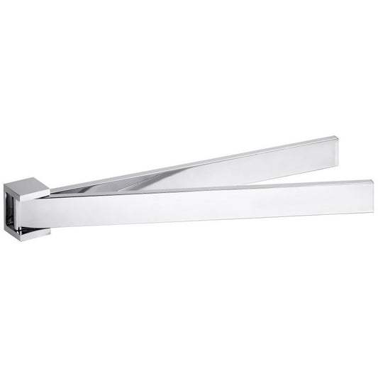 Bemeta Gamma Suport prosop baie tip bara cu 2 brate mobile, 42 cm, inox