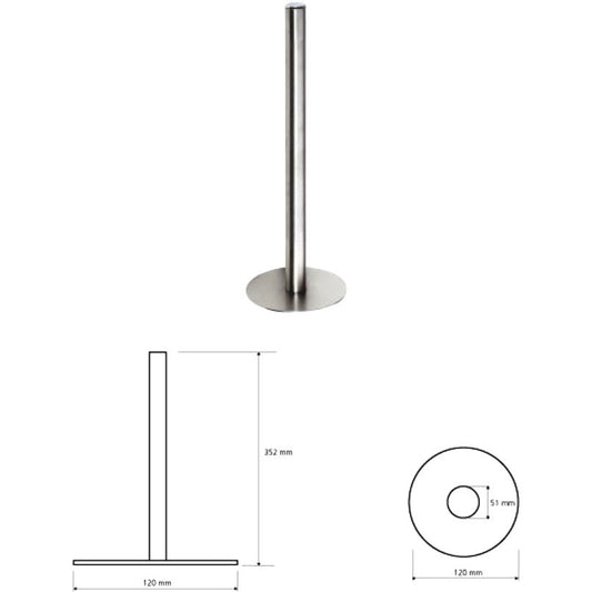 Bemeta Neo Suport stativ pentru hartie igienica, inox