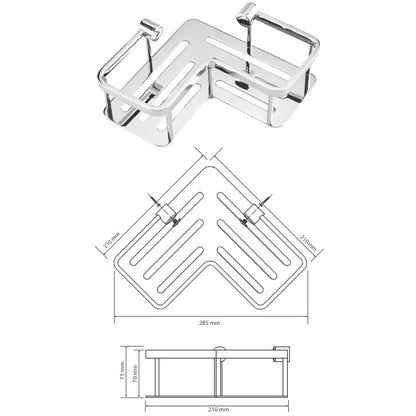 Bemeta Cytro 146208092 Polita de colt (savoniera dus) 21 cm