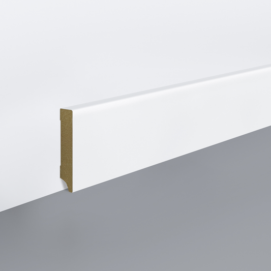 Egger Hamburg Plinta parchet cubica MDF 8 cm, alb