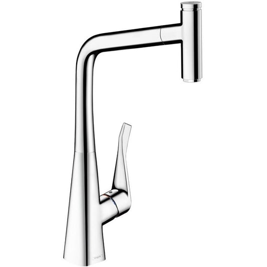 Hansgrohe Metris Select 320 Baterie chiuveta bucatarie cu dus extractibil