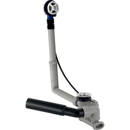 Geberit Set Sifon cu preaplin pentru cada cu actionare prin rotire L26 cm, crom lucios