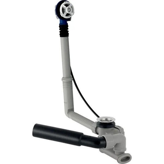 Geberit Set Sifon cu preaplin pentru cada cu actionare prin rotire L26 cm, alb