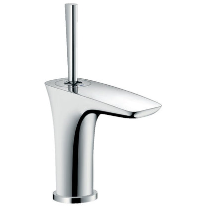 Baterie chiuveta baie alb/crom Hansgrohe PuraVida 100, cu ventil click-clack