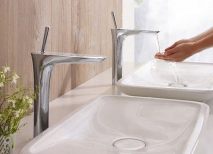 Baterie chiuveta baie pe blat Hansgrohe PuraVida 200