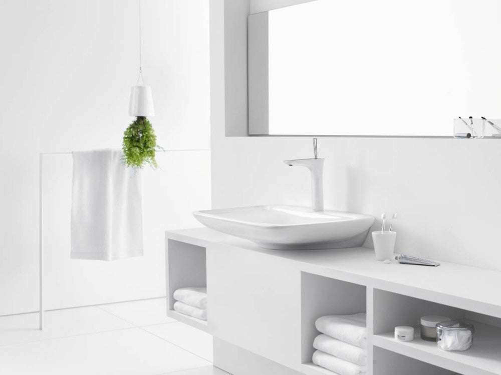 Baterie lavoar pe blat alba Hansgrohe PuraVida 200