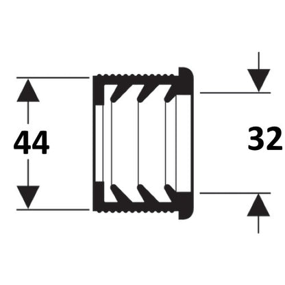 Geberit Garnitura de cauciuc pentru sifon Ø44/32 mm